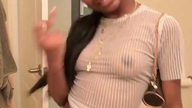 Black bitch see through shirt