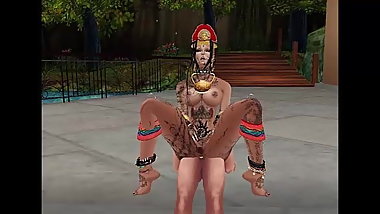 Mandrix Productions - Jennyqt90 in The Inca princess of plea