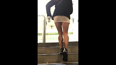 Candid Teen Miniskirt