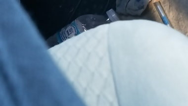 Feet Candid Soles in friends car