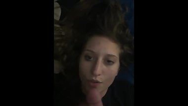 Girl loves my cock and cum