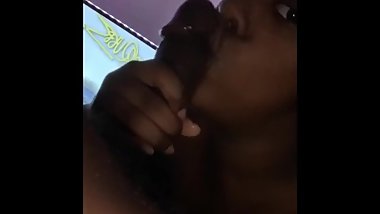 Ebony Teen Sucking Boyfriendâ€™s Perfect Dick