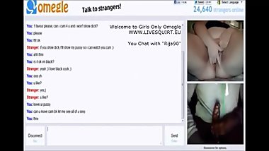 BBW Masturbation infront of Webcam Omegle Chatroulette