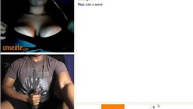 Omegle girl licks big tits