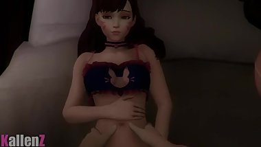 Sneaky Sex with D.Va