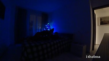 Petite girl made a wake up head and she had a hard multiple orgasm. Couple