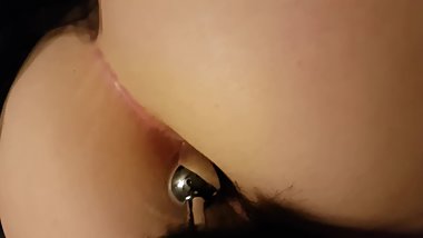 Wiggling my ass with a tail plug in