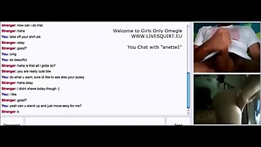 Omegle Wife with Big Tits Masturbate Webcam Chatroulette