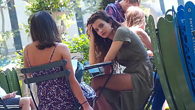 Beautiful French Girl Likes Being Watched!