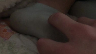 College girl footjob with massive cum shot