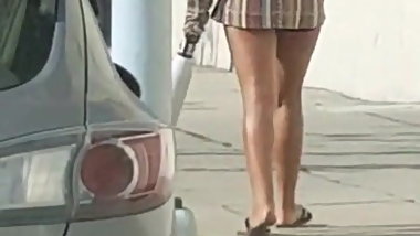 Long smooth teen legs