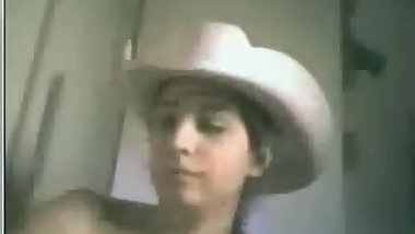 Brazilian Brunette Teen Playing In Webcam