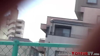 Japanese women spied on while pissing uncontrollably