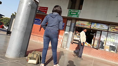 Indian Beutiful Girl, Tight Jeans (My Fiv)