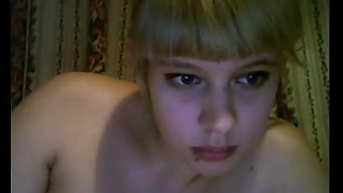 Beautiful chubby blonde teen