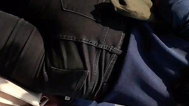 Indian Girl  Tight Jeans  Butt