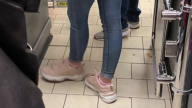 Teen Jeans ass