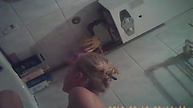 Stupid Slut Monika in Bathroom