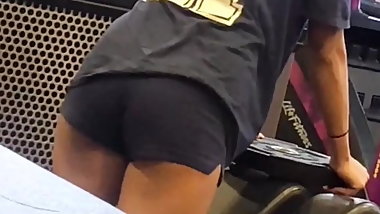 tight teen working out
