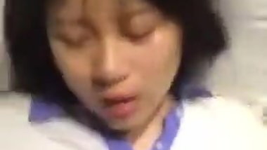 Chinese teen student fucked and facial