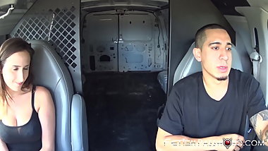 Completely lost Ashley Adams gets found by rough fucker