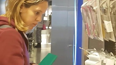 Cute Asian Candid Ass with candid face