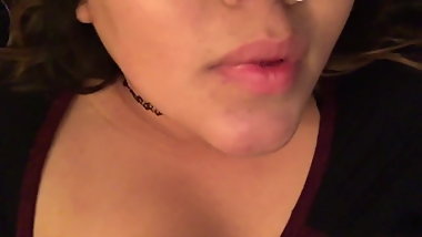Big Tits Teen Pleasing Her Muff