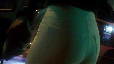 Sweet booty Girlfriend at night