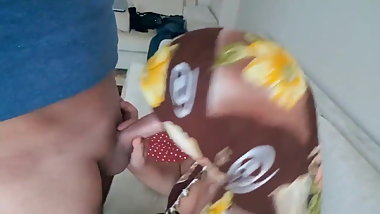 Teenage muslim suck Father friend