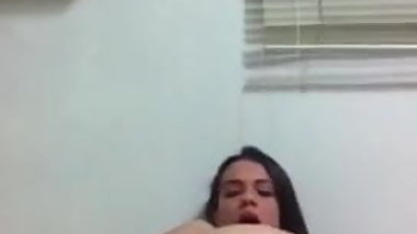 Teen home alone sexy play