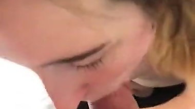 Beautiful amateur cocksucker