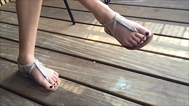 Elise's Candid Feet Part 1