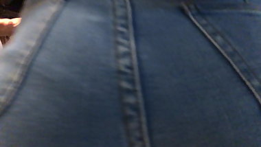 Teen showing cute butt off