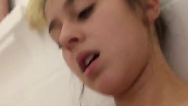 Cute teen bating some more