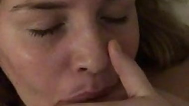 Teen loves her fat tits part 2