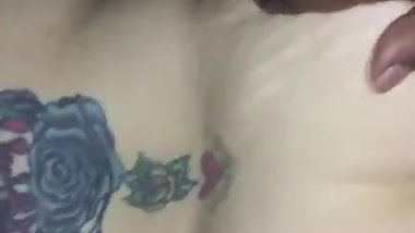 Inked BBW doggystyle