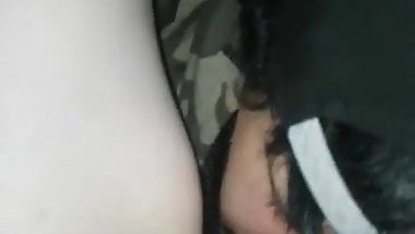 Her parnter eats her pussy - POV