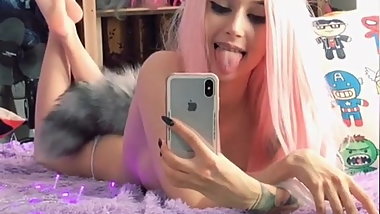 18 y.o russian girl with butt plug in the ass (cute face)