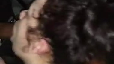 White teenager sucking boyfriend's BBC on work break