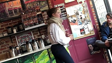 Cute teen full ass in tight jeans 1 of 2