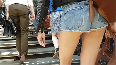 Ass in shorts