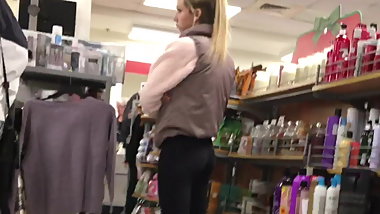 Caught by Tall Skinny Teen at TJ MAX Candid