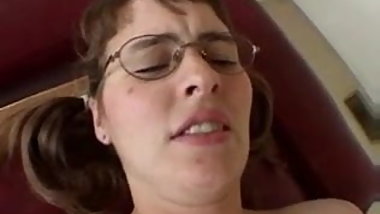 SBA Plain But Cute Teen Takes BBC And Loves It !