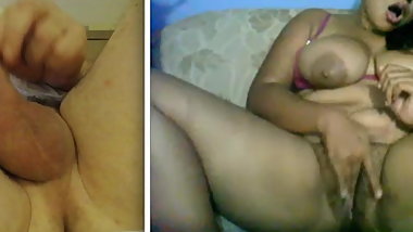 Webcam with a beautiful girl with big boobs