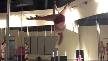NN Teen on a STRIPPERS POLE - Part 2