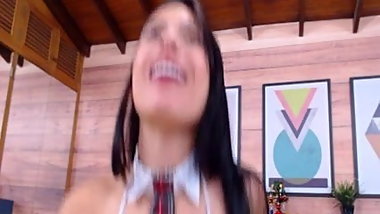 Horny Brunette Babe in an Intense Pussy and Anal Play