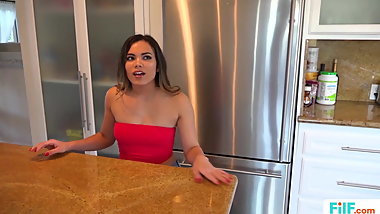 Asian Teen Gets The Dick For Not Cleaning Up