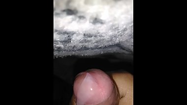 Masturbating and Cumming on shirt