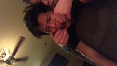 Hot white jock tastes his tight 18 y/o Latino's sweet boy hole