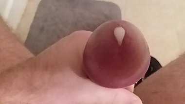 Slow Stroke Close Up Cumshot
